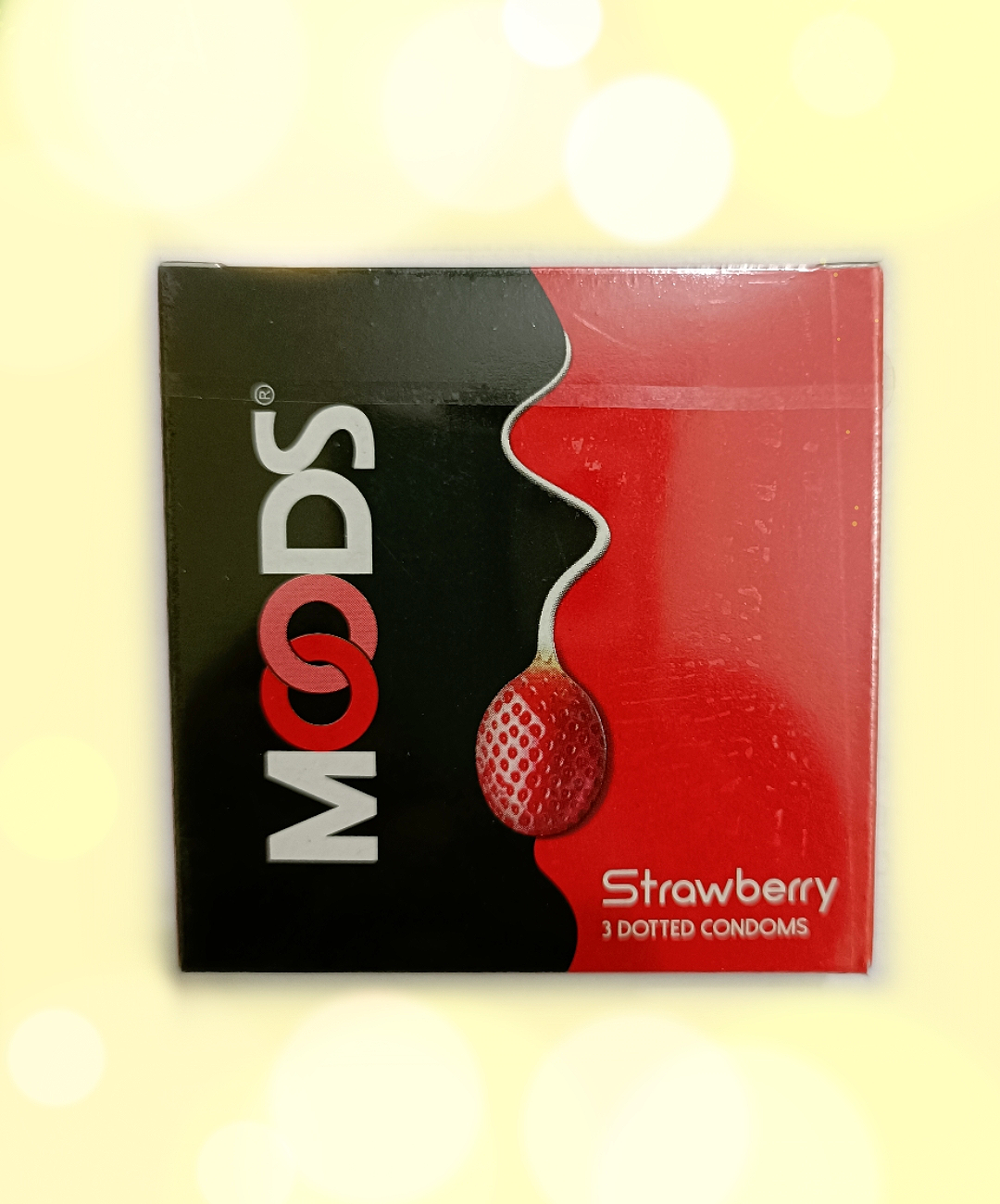 MOODS Condom (Strawberry Dotted) 15% Off