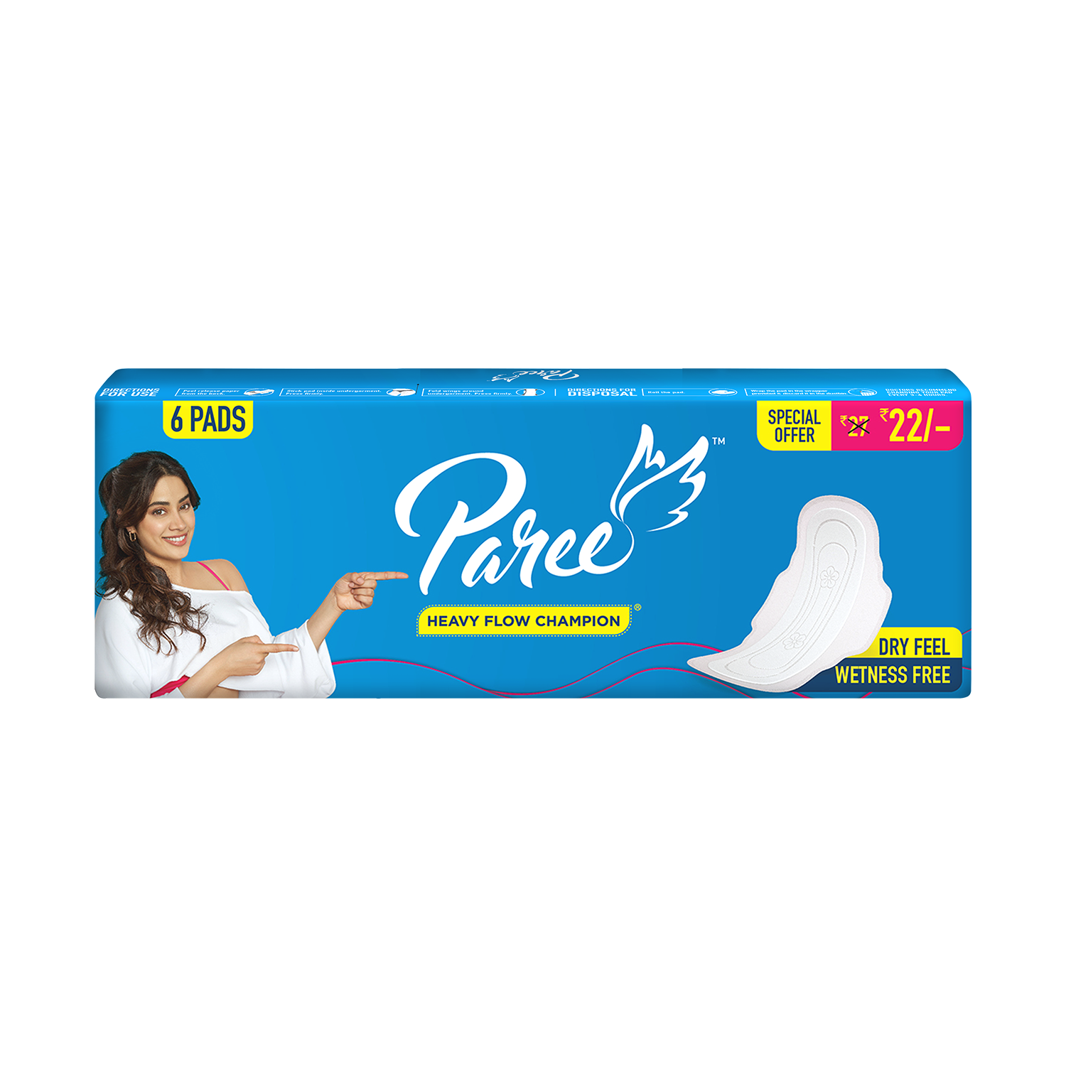 Paree Dry Feel  Sanitary Napkin (15% Off)