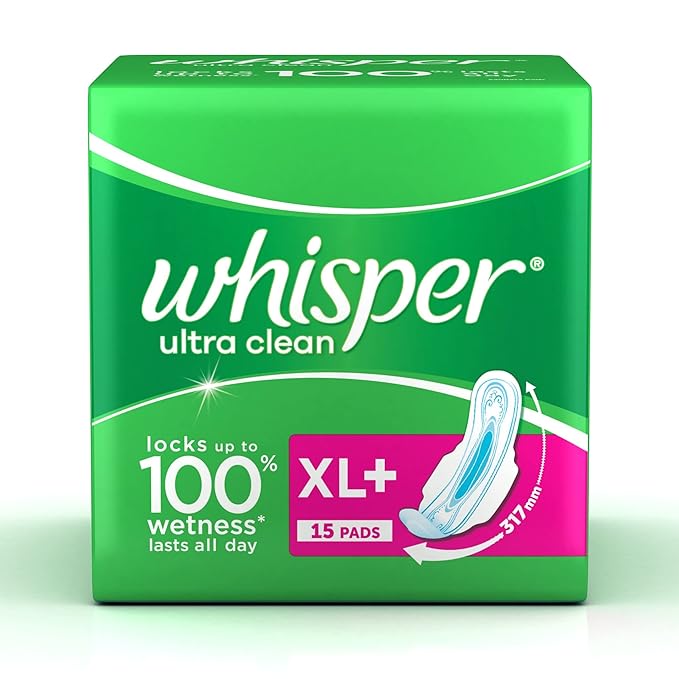 Whisper  Ultra  Clean Thin,XL Pack of 15 (8% Off)